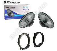 Kit 4 Casse Altoparlanti Doppio Cono Phonocar Ant+Post per Fiat Punto EVO