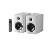 Edifier M90 Diffusori da Scaffale, Scrivania 100 W RMS, Audio Alta Risoluzione, LDAC, Bluetooth 6.0, Ingressi HDMI eARC/ottico/USB-C/AUX con Uscita SUB OUT, Telecomando per TV/PC, Bianco