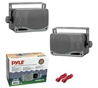 CASSE IMPERMEABILI PYLE 15 CM 400 WATT PISCINA PLMR24S SILVER CAMPER BARCA ACQUA