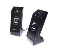 CASSE MULTIMEDIA SPEAKER CASSA AMPLIFICATORE AUDIO USB JACK CUFFIE MIC. X09