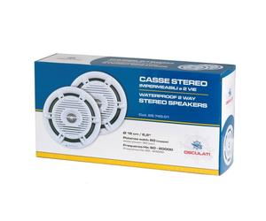 Casse Nautiche per Stereo Barca e gommoni 40 watt Ø 160 mm Osculati 29.740.01