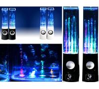 CASSE PC CON ACQUA + LED SOUND CONTROL WATER DANCING SPEAKERS CON SUB + LUCE LED