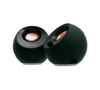 CASSE PC GAMING CREATIVE LABS Creative Pebble Pro - 24W RMS - 2.0 canali - USB-C e Bluetooth - Risposta in frequenza 80-20000 Hz, Bluetooth, Nero con dettagli rame