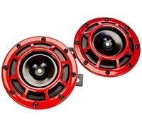 Casse per clacson- 109.23.37 - Set rosso da 12 V, toni alti/bassi, B 133, 12 V