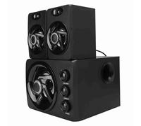 Casse per Computer con Surround Sound 2.1, for Uso Multimediale | Materiale ABS, controllo del volume indipendente, luci respiratorie RGB, adatto per giochi, film, riunioni