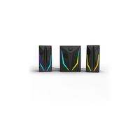 uRage Blast-R 621 2.1 - Altoparlanti da gaming 20 W, illuminazione RGB subwoofer alimentazione USB-C jack da 3,5 mm, per PC, console e TV, colore: Nero