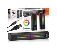 CASSE SOUNDBAR BARRA AUDIO USB 2.0 SPEAKER BLUTOOTH LED RGB HOME THEATRE PK6807