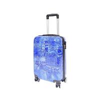 Casse stampate bagagli a quattro ruote della valigia di dimensione della cabina, Stampa Jean Blu, Cabin, Trasporto in cabina