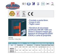 Cassaforte A Mobile Technomax Sekur Large Trony SMT/8P Combinazione Elettronica