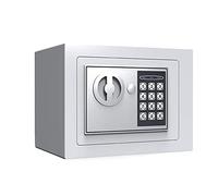 Casseforti di Sicurezza Impermeabili ignifughe Casseforti elettroniche con Password Cassaforte Invisibile per Uso Domestico Mini cassaforte antifurto da Comodino da 17 cm (Stile Bianco 1)
