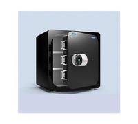 Casseforti per contanti Safe Home Small 45 cm Cassaforte invisibile da comodino for ufficio Codice file Cassetta di sicurezza antifurto interamente in acciaio(Nero,Fingerprint+Password)