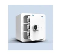 Casseforti per contanti Safe Home Small 45 cm Cassaforte invisibile da comodino for ufficio Codice file Cassetta di sicurezza antifurto interamente in acciaio(Bianco,Fingerprint+Password)