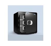 Casseforti per contanti Safe Home Small 45 cm Cassaforte invisibile da comodino for ufficio Codice file Cassetta di sicurezza antifurto interamente in acciaio(Nero,Password)