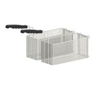 Casselin CL2PF16 - Set di 2 cestelli da 6,5 l, per friggitrice, 16 litri