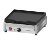 Casselin CPASFL Piastra per snacker ghisa Liscia, Acciaio Inox