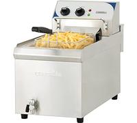 Casselin - Friggitrice elettrica con valvola di scarico 10 litri ad alta efficienza