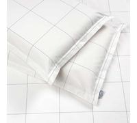 Cassera Casa Parure Letto Lenzuola, Pregiato Percalle di Cotone 200TC, Eleganti Righe, Geometrico, Made in Italy, Lenzuolo sopra + Federe (Verde Bosco - Incrocio, Belleville, Matrimoniale)