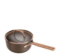 ZWILLING Milano Casseruola con manico con coperchio in vetro - 18 cm, alluminio, CERAFORCE Titanium
