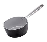 Alluflon Moneta Casseruola Armonia Finegres Manico Lungo 16cm Nero 0005390516