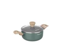 Casseruola 18 cm verde Cooking Therapy con coperchio