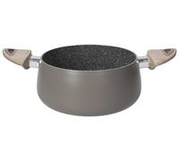 Casseruola 2 Manici 20 Cm X H 10 Cm Alluminio Tortora LINEA ECO