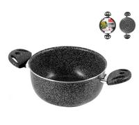 Casseruola 2 Manici Antiaderente 'stone' Cm20 HOME in alluminio