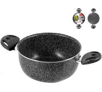 Casseruola 2 Manici Antiaderente 'stone' Cm28 HOME in alluminio