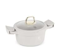 Casseruola 20 cm con coperchio e rivestimento in titanio, pentola da 2,8 l per tutti i piani cottura, collezione Sahara