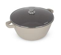 Casseruola 36 cm con coperchio I Giganti design taupe