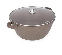 Casseruola 40 cm con coperchio I Giganti design marrone