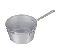 Casseruola Alluminio (18cm) conica 1 manico con becco PROFESSIONAL FAMILY Silver naturale FAMA918