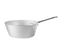PENTOLE AGNELLI Agnelli Casseruola Conica Family Cookware 1 Manico Con Becco Alluminio, Argento, Cm 20 - 443020