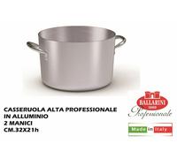 CASSERUOLA ALLUMINIO ALTA CM.32X21h 2 MANICI