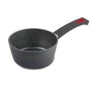 Ghidini Cipriano Casseruola Antiaderente (16cm) 1 manico VIVÀ Grigio e Rosso