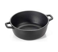 Home Grand Chef Casseruola Antiaderente con 2 Manici, Alluminio Pressofuso, Nero, 20 cm
