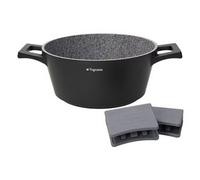 Tognana Casseruola Alluminio antiaderente (24cm) AMBIZIOSA Nero e Grigio pietra