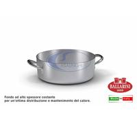 Ballarini Casseruola Bassa Professionale 2 Manici In Alluminio Diametro 50 Cm