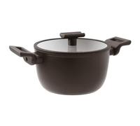 Casseruola Alta 2 M. Cm 28 C/Cop. Titan Pro Double Induction Alluminio