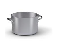 Casseruola alta con 2 maniglie in alluminio, colore argento, marca Ballarini,