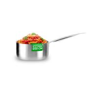Casseruola Alta in Alluminio 16/20/24 cm con Manico Inox - Forno e Gas