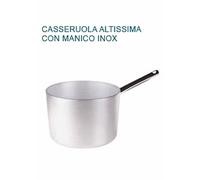 CASSERUOLA ALTISSIMA Alluminio Ø 30 X21H 1 MANICO Professionale Pentole Agnelli