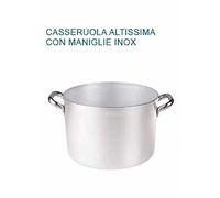 CASSERUOLA ALTISSIMA Alluminio Ø 38 X25H 2 MANICI Professionale Pentole Agnelli