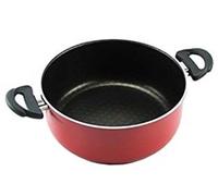 DOLOMITI ZANETTI CASSERUOLA 2 MANICI CM 22 ALLUMINIO MM 2,7 ANTIADERENTE GREBLON