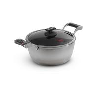 Casseruola Antiaderente ad Induzione Chef Antigraffio con Coperchio 28 cm