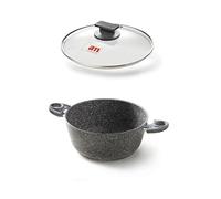 Casseruola Antiaderente ad Induzione Cuore di Pietra con Coperchio 24 cm