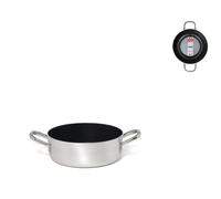 Casseruola Antiaderente Bassa 2 Manici Ballarini Ø24Cm Lt3,6