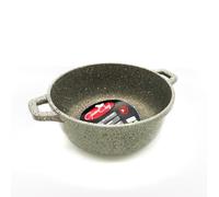 Casseruola Antiaderente in alluminio grigia effetto pietra 20 cm