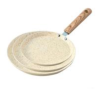 Casseruola antiaderente in lega di alluminio con rivestimento in minerale naturale e base magnetizzata per l'uso su tutti i tipi di fornelli, perfetta per crêpes e pancake (20,3 cm)