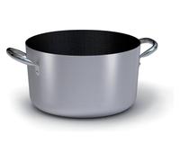 Ballarini Professionale Ballarini 2018.36 casseruola media 2 maniglie 36cm - alluminio antiaderente nero professionale con finitura esterna in alluminio satinato - metallo 1001723