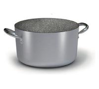 BALLARINI Casseruola media con rivestimento antiaderente, Alluminio ad alto spessore, Con 2 manici, Diametro 28 cm, Grigio, 2800